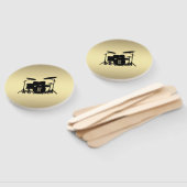 Éventail Kit de batterie Monogramme Or (Non-assemblé)