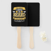 Éventail La Barbe Vous Choisit (Devant et derrière)