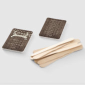 Éventail "La chasse est finie" Rustic Barn Mariage du soir (Non-assemblé)