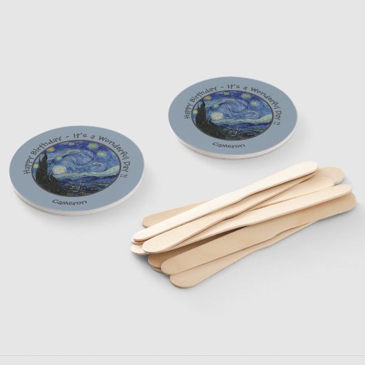 Éventail La collection d'objets de la soirée étoilée de van (Non-assemblé)