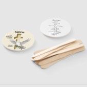 Éventail La colombe de la paix Ordre du service Baptismal (Non-assemblé)