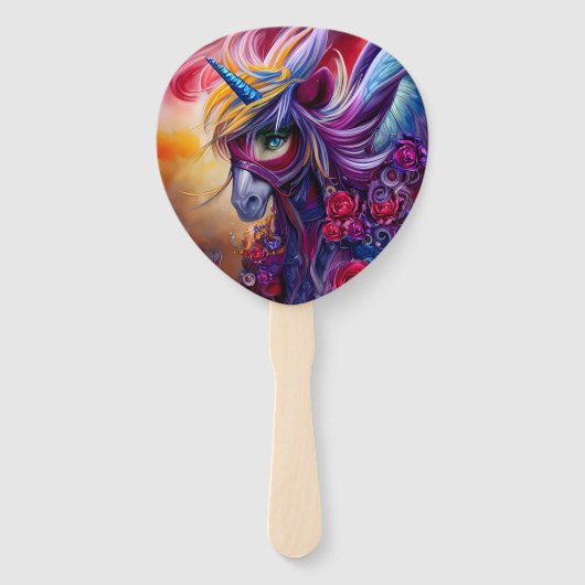 Éventail La licorne (Dos)