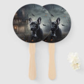 Éventail La peur de l'Halloween (Devant et derrière)