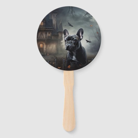 Éventail La peur de l'Halloween (Devant)