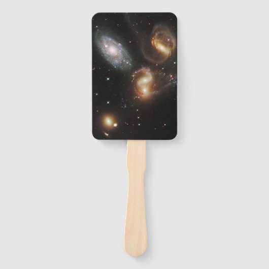 Éventail La quintette de Stephan : Une épave galaxie galact (Devant)