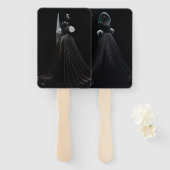 Éventail La robe (Devant et derrière)