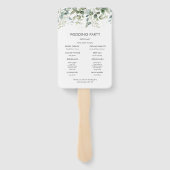 Éventail La verdure botanique | Programme de ventilateur Ma (Dos)