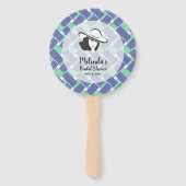 Éventail Lady Big Casquette sur Blue Stripes Derby (Dos)