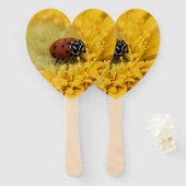 Éventail Ladybug (Devant et derrière)