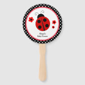 Éventail Ladybug Polka Merci (Devant)