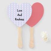 Éventail L'Amour Abstrait Et La Sainteté (Devant et derrière)