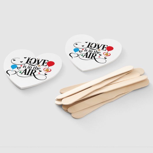 Éventail L'Amour Est Dans L'Air (Non-assemblé)