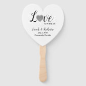 Éventail L'amour est dans le ventilateur du programme Air S (Devant)