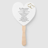 Éventail L'amour est dans le ventilateur du programme de ma (Dos)