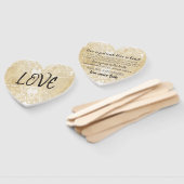 Éventail L'AMOUR EST I Corinthians 13 Ventilateurs à main d (Non-assemblé)