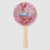 Éventail Lapin nommé Coccinelle (Dos)