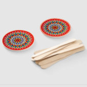 Éventail L'art costaricain Oxcartwheel (Non-assemblé)