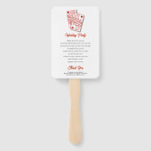 Éventail Las Vegas Casino Destination Mariage Rouge (Dos)