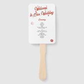 Éventail Las Vegas Casino Destination Mariage Rouge (Devant)