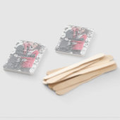 Éventail Lauren Monogram Photo Mariage élégant (Non-assemblé)