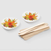 Éventail L'automne part Thanksgiving (Non-assemblé)