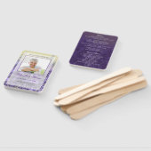 Éventail Lavande dans Love Mémoire Funeral Programme (Non-assemblé)