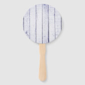 Éventail Lavande Rustique Monogramme Mariage Favoriser le v (Dos)