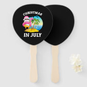 Éventail Le Christ dans la piscine de Summer (Devant et derrière)