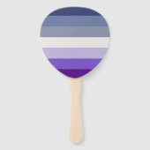 Éventail Le drapeau de la fierté lesbienne boucher de Slipp (Devant)
