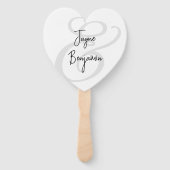 Éventail Le fan mariage dit Neutre (Devant)