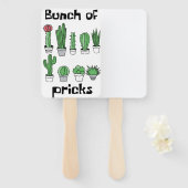 Éventail Le Groupe De Cactus (Devant et derrière)