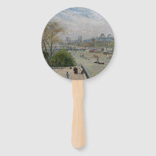 Éventail Le Louvre, Camille de printemps Pissarro