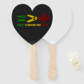 Éventail l'égualité est plus grande que la division (Devant et derrière)