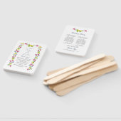 Éventail Lemon Floral Amalfi Programme de mariage italien (Non-assemblé)