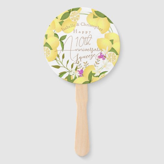 Éventail Lemon Squeeze White (Devant)