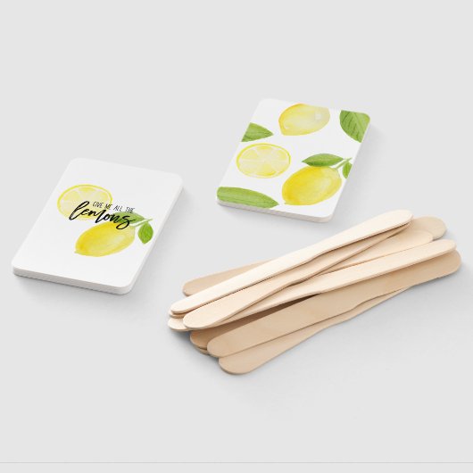 Éventail LEMON Summer Fun (Non-assemblé)