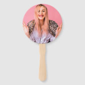 Éventail Léopard Balloon 40e anniversaire Photo personnalis (Dos)