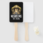 Éventail Les Champignons Appelent (Devant et derrière)