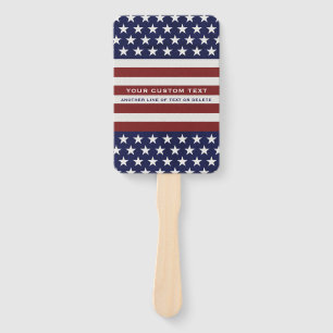 Éventail Les Etats-Unis drapeau américain coutume