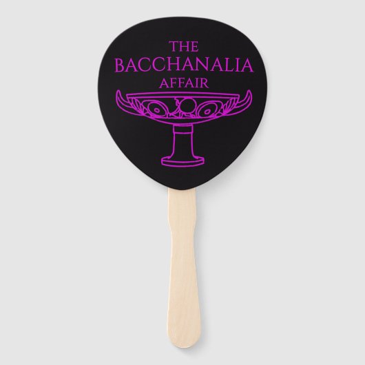 Éventail Les fans de The Bacchanalia Affair (Devant)