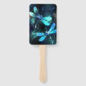 Éventail Les libellules du lac (Dos)