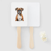 Éventail Les potes de boxer les mignons dessins pour chien  (Devant et derrière)