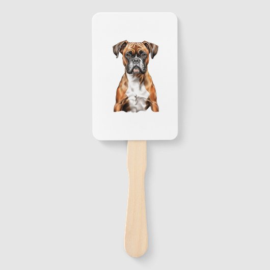 Éventail Les potes de boxer les mignons dessins pour chien  (Devant)