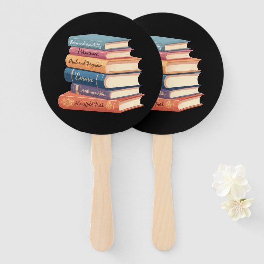 Éventail Les romans de Jane Austen VII (Devant et derrière)