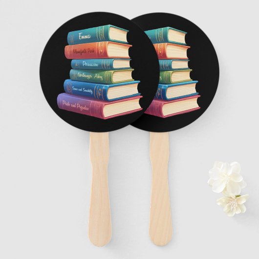 Éventail Les romans de Jane Austen VIII (Devant et derrière)