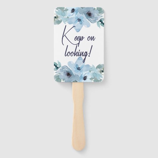 Éventail Les Roses Bleus Pastel Disent Oui À La Robe (Dos)