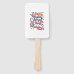 Éventail Licorne Sugar Rush Licorne Kawaii Place de marché