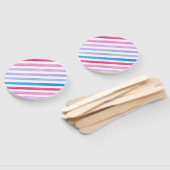 Éventail Lignes colorées (Non-assemblé)