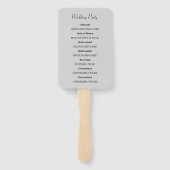 Éventail Lignes d'or (Dos)