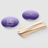 Éventail Lilac pourpre de couronne brillante (Non-assemblé)